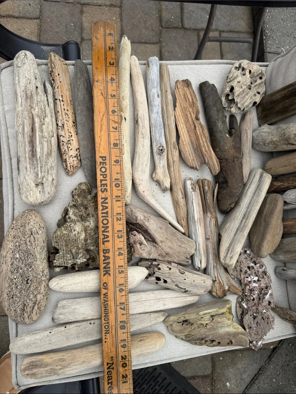 35 pcs (5lbs shipped) Natural Driftwood Pieces for decor, arts, crafts, projects